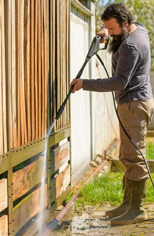 Power Washing for Stubborn Stains
